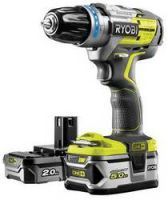 Ryobi R18PDBL-252S 18V Bezuhlíková akumulátorová príklepová vŕtačka (5.0Ah a 2.0Ah)