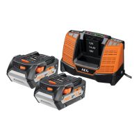 AEG SET LL1850 BL sada 18V pro lithium-ion™ 2x5.0Ah akumulátor s nabíjačkou
