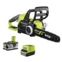 Ryobi RCS18X3050F 18V Bezuhlíková akumulátorová reťazová píla, dĺžka lišty 30cm	 (1x5.0Ah)