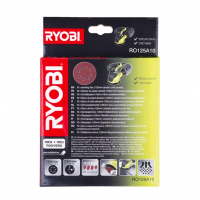 10ks sada 125mm brúsnych papierov pre excentrickú brúsku