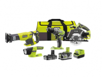 Ryobi R18CK4-252S 18V aku 4-dielna kombo sada