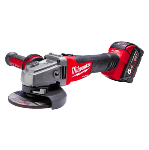 Milwaukee M18 CAG125X-502X M18 FUEL™ 125mm uhlová brúska s posuvným spínačom (2x5.0Ah)