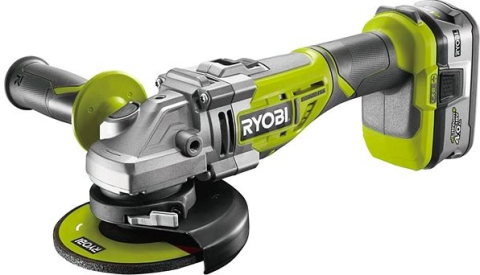 Ryobi R18AG7-140S 18V Bezuhlíková akumulátorová uhlová brúska (1x4.0Ah)